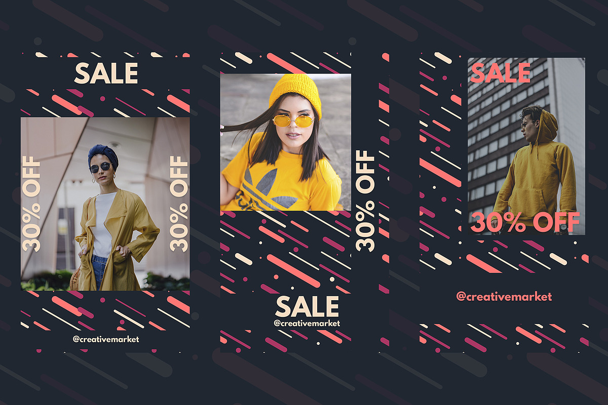 Fashion Instagram Posts & Stories, a Social Media Template by 3Y_Design (Photo 5 of 5)