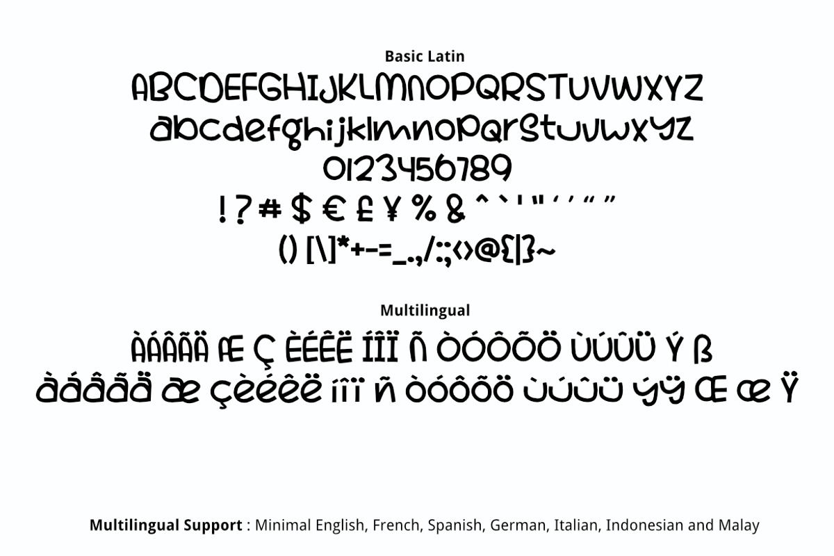 Big Whale Font, a Sans Serif Font by YandiDesigns (Photo 2 of 4)