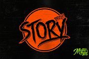 Story Brush + Webfonts - Brush Font, a Handwritten Font by dexsarharryfonts (Thumbnail 1 of 5)