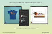 Blue T-shirt Mockup, a Shirt Mockup by Komet & Flicker (Thumbnail 4 of 7)
