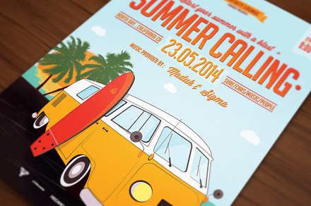 Retro Car Poster/Flyer VIII