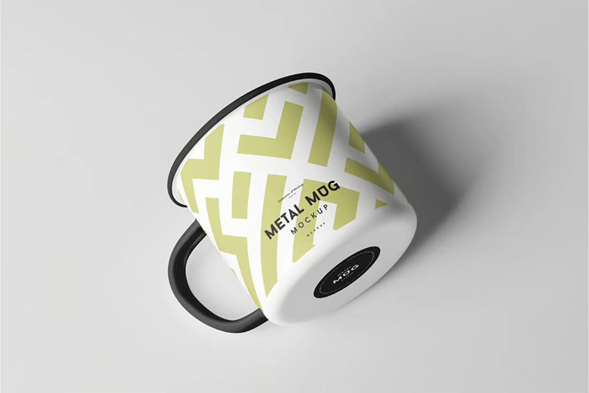 Metal Mug Mock-up, a Cups & Container Mockup by zippypixelstudio (Photo 9 of 16)
