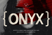 35% OFF - ONIX Hand-Painted SVG Font, a Sans Serif Font by SilverStag Type Foundry (Thumbnail 1 of 18)