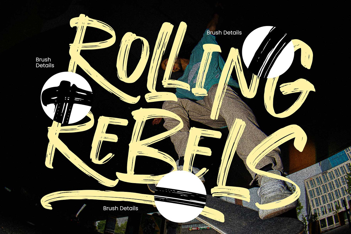 Troughline - Freestyle Brush Font, a Handwritten Font by Arterfak Project (Photo 3 of 13)