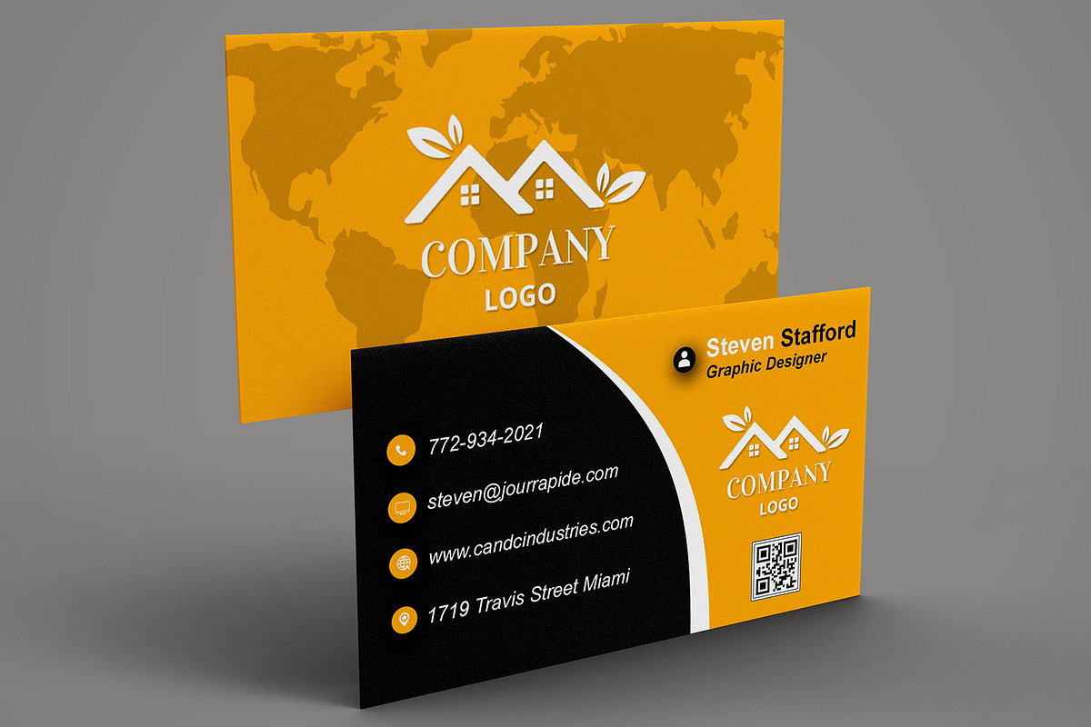 Simple Modern Card PSD preview 4