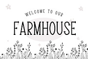 Beautiful Wildflower, a Serif Font by Mini_World (Thumbnail 3 of 7)