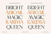 Grand Sapphire, a Serif Font by zeenesia (Thumbnail 5 of 19)