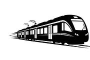 train transport silhouettes, an Illustration by Amazin_art (Thumbnail 10 of 31)