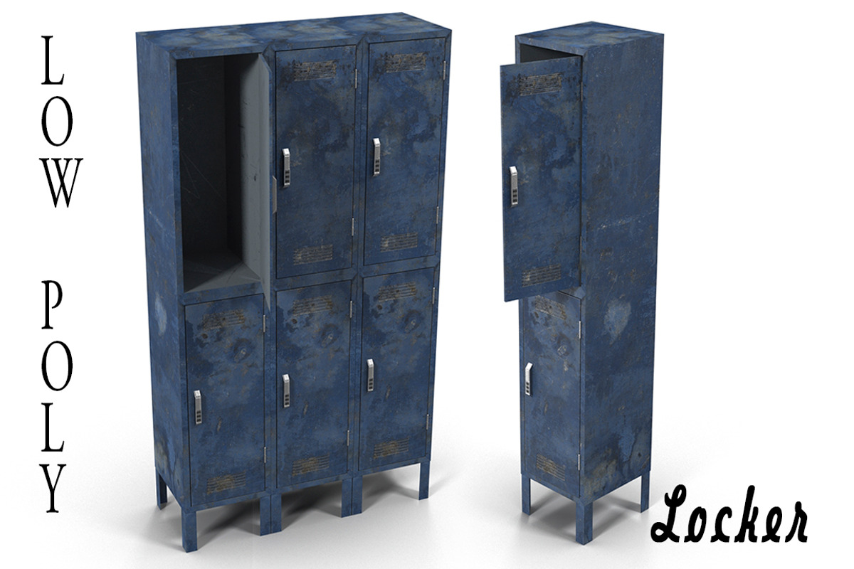 Lockers, a Furniture 3D Model by AndrewWhite (Photo 1 of 12)