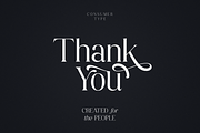 Consumer Type - elegant font family, a Serif Font by VP Fonts (Thumbnail 18 of 18)