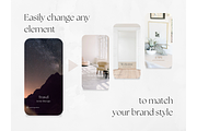 70 Travel Social Media Stories, a Social Media Template by PatternLab. (Thumbnail 4 of 8)