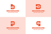 Letter B D P Q Trident Logo, a Branding & Logo Template by Pray Art Design Studio (Thumbnail 1 of 2)