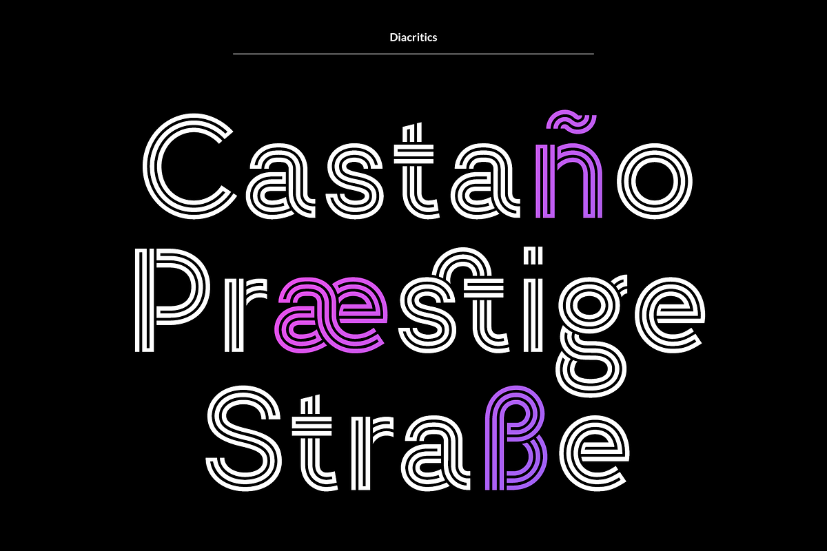 Troix - Multiline Ligature Font, a Sans Serif Font by Studio Dot by dot (Photo 6 of 9)