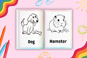 Coloring Pages for Kids – Animal, a Stationery Template by Designmela01 (Thumbnail 6 of 6)