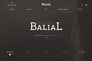 Balial PSD portfolio theme, a Websites & App Template by equoru (Thumbnail 1 of 5)