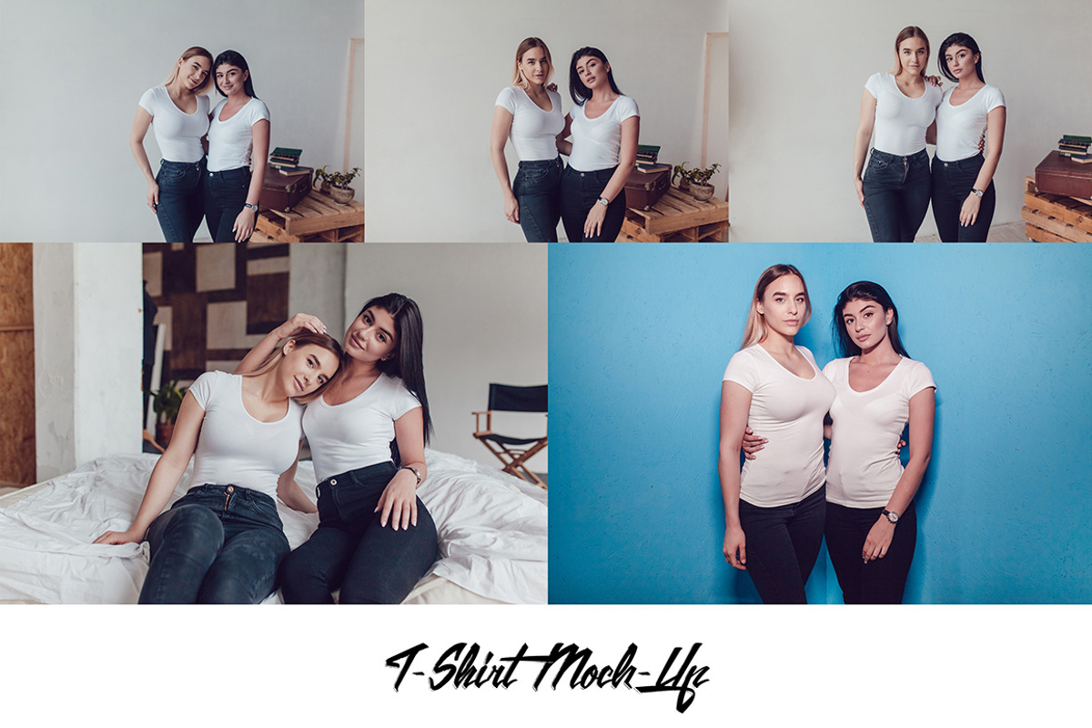 T-Shirt Mock-Up Vol.11 2017, a Shirt Mockup by Freeman Studio (Photo 2 of 11)