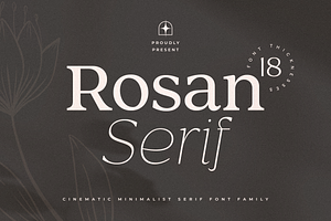 Rosan Serif - Cinematic Serif Font