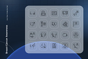 Breast Cancer Awareness Icon, an Outline Icon by Nathaya Studio (Thumbnail 2 of 2)
