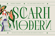 Scarfi Modern All Caps Serif