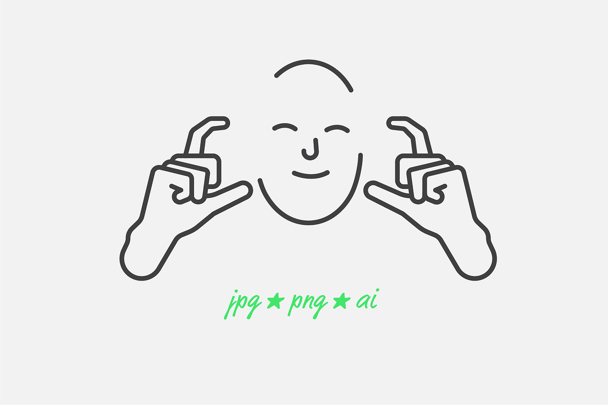 72 Sign Language Gestures, an Education Illustration by pkahraman (Photo 5 of 5)