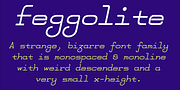 FeggoliteMono, a Slab Serif Font by Ingrimayne Type (Thumbnail 1 of 14)