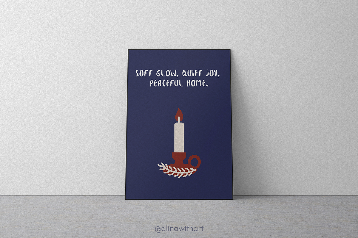 Slow Christmas Moments, a Seasonal Illustration by alinawithart (Photo 13 of 16)