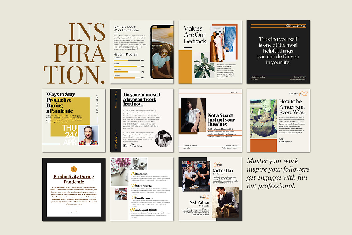 Insta Creator For Coach CANVA, a Social Media Template by Analogi Studio