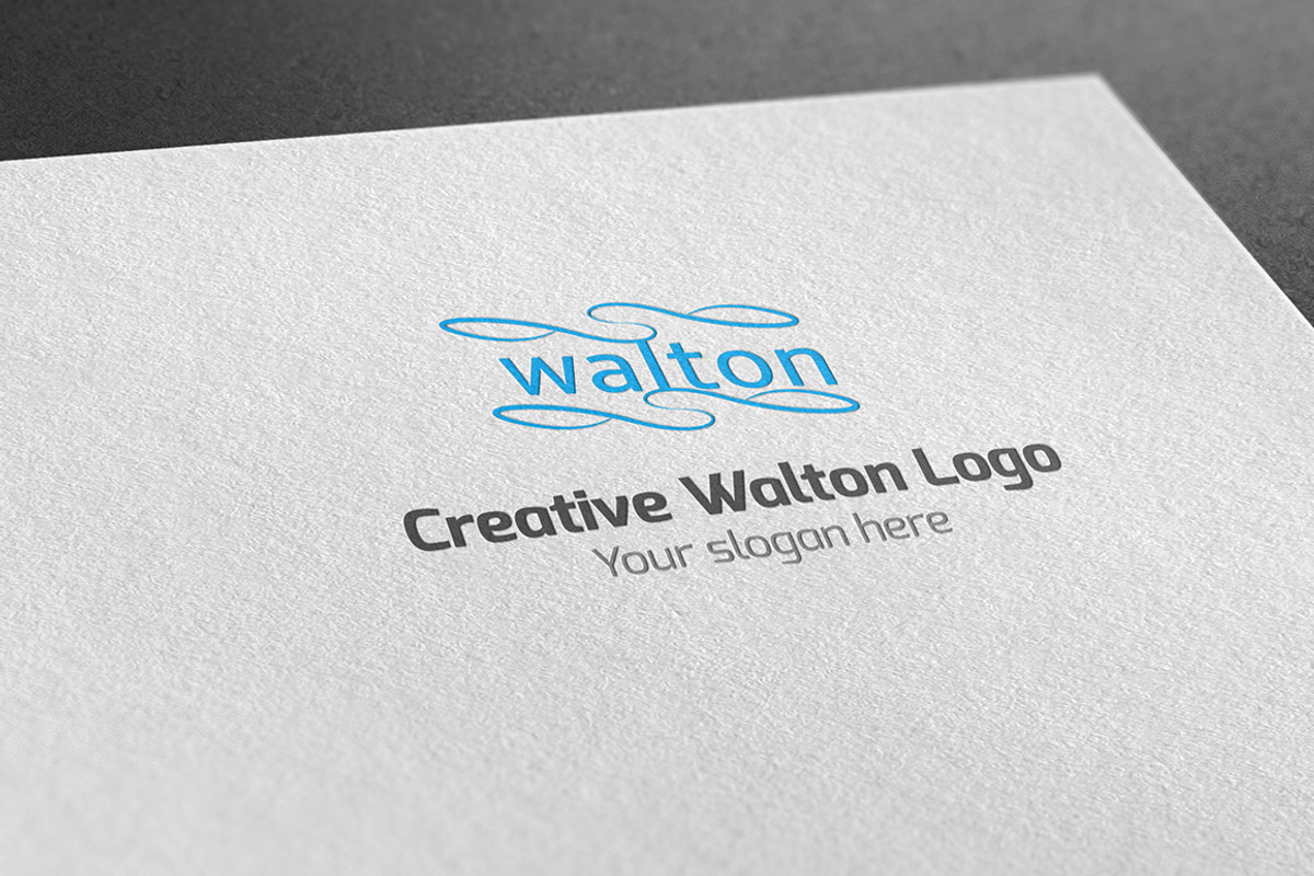 Creative Walton Logo, a Branding & Logo Template by BdThemes (Photo 2 of 3)