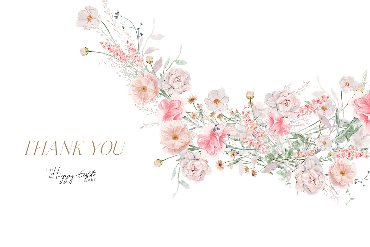 Wild floral illustrations - Grace, an Illustration by TheHappyGiftArt (Photo 10 of 10)