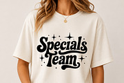 Specials Team Groovy Retro Typograph, an Object Graphic by Star Graphic Design (Thumbnail 3 of 12)