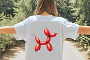 Balloon Dog Sublimation Clipart, an Illustration by CrexoraLab (Thumbnail 5 of 5)