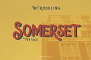 Somerset Typeface, a Sans Serif Font by edukka (Thumbnail 1 of 9)
