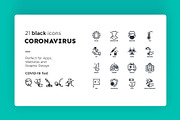 Coronavirus COVID-19 | 42 Icons Set, an Outline Icon by Marina Silence (Thumbnail 3 of 17)