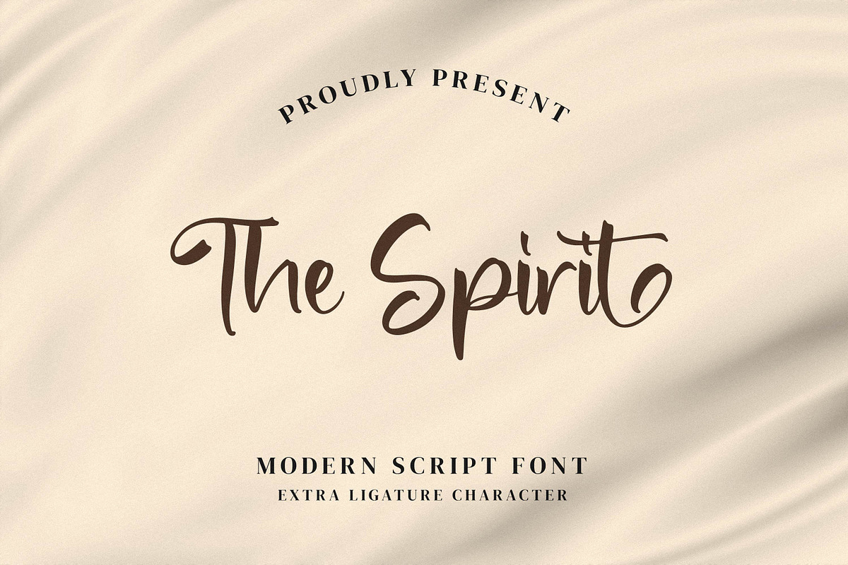 The Spirit, a Script Font by Integritype Studio (Photo 1 of 14)