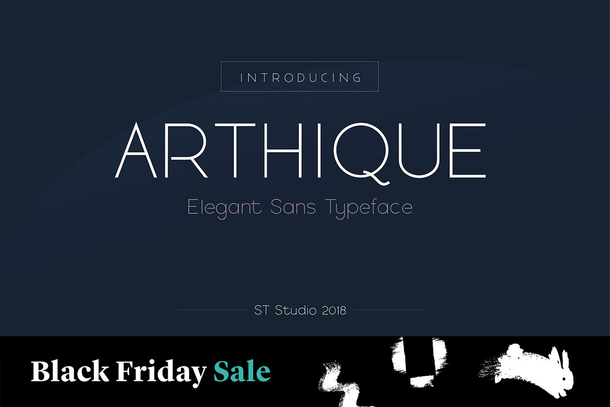 ARTHIQUE ELEGANT FONT, a Sans Serif Font by SHEILLA (Photo 11 of 11)