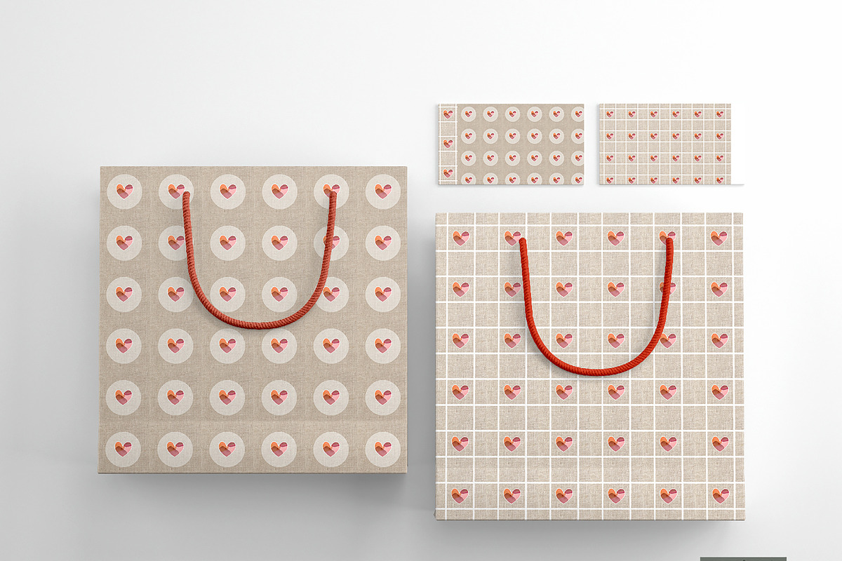 Heart Abstract Seamless Patterns C, a Pattern Graphic by ARTOZEN DIGITAL (Photo 16 of 22)