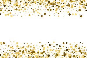 Gold Glitter Background.