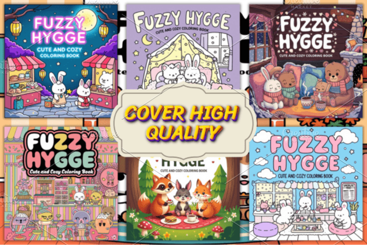 Fuzzy Hygge Cute and Cozy, an Animal Illustration by Ink Gallery (Photo 4 of 4)