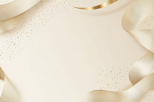 Gold ribboned elegant decor, a Photo by Beautiful things