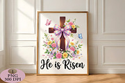 He is Risen Easter Christian Faith, an Illustration by Daily.Designs (Thumbnail 5 of 5)