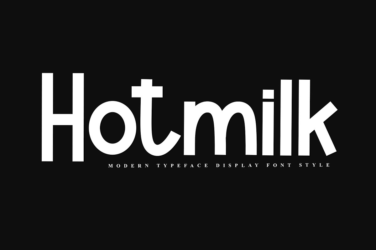 Hotmilk, a Script Font by FreshTypeINK (Photo 1 of 8)