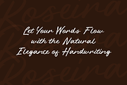 Roseira - Handwritten Brush Font, a Handwritten Font by roomspace creative lab (Thumbnail 5 of 10)