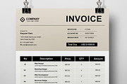 Invoice Template Layout, a Stationery Template by MightyDesign (Thumbnail 3 of 6)