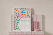 Interior frame mockup bundle PHOEBE, a Print Template by Bonumo (Thumbnail 10 of 15)
