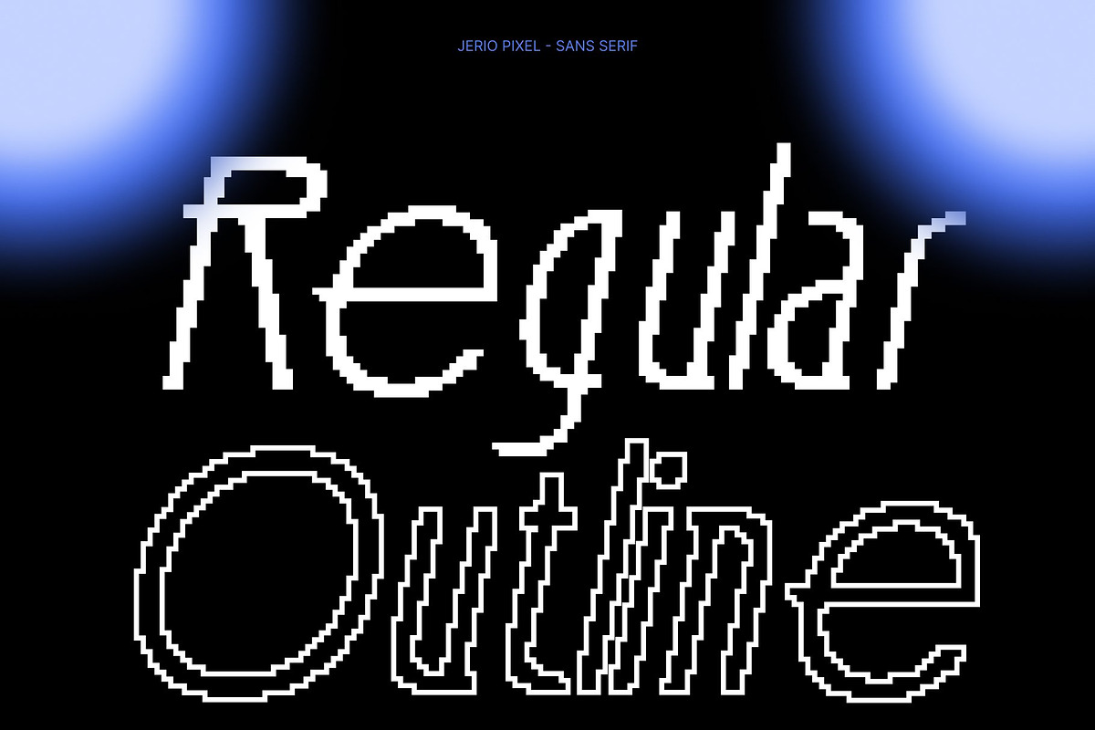 Jerio Pixel, a Sans Serif Font by Craft Supply Co. (Photo 5 of 8)