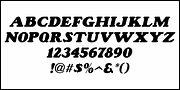 Extra Bold Nouveau, a Serif Font by Jeff Levine Fonts (Thumbnail 5 of 5)