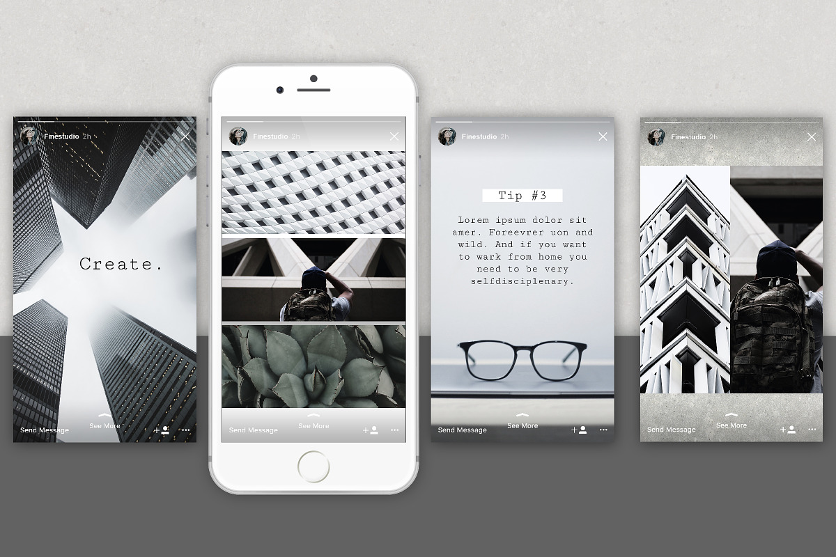 Steve|Instagram templates + stories, a Social Media Template by Nassiie (Photo 4 of 6)