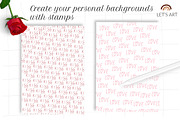 Valentines doodle Procreate BUNDLE, a Brush Add-On by Let's Art (Thumbnail 6 of 10)