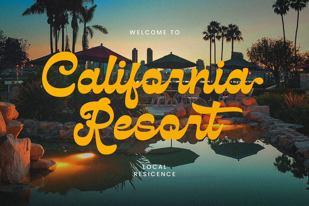 HC Lavina - Retro Script, a Handwritten Font by Hasbi Creative (Photo 7 of 9)