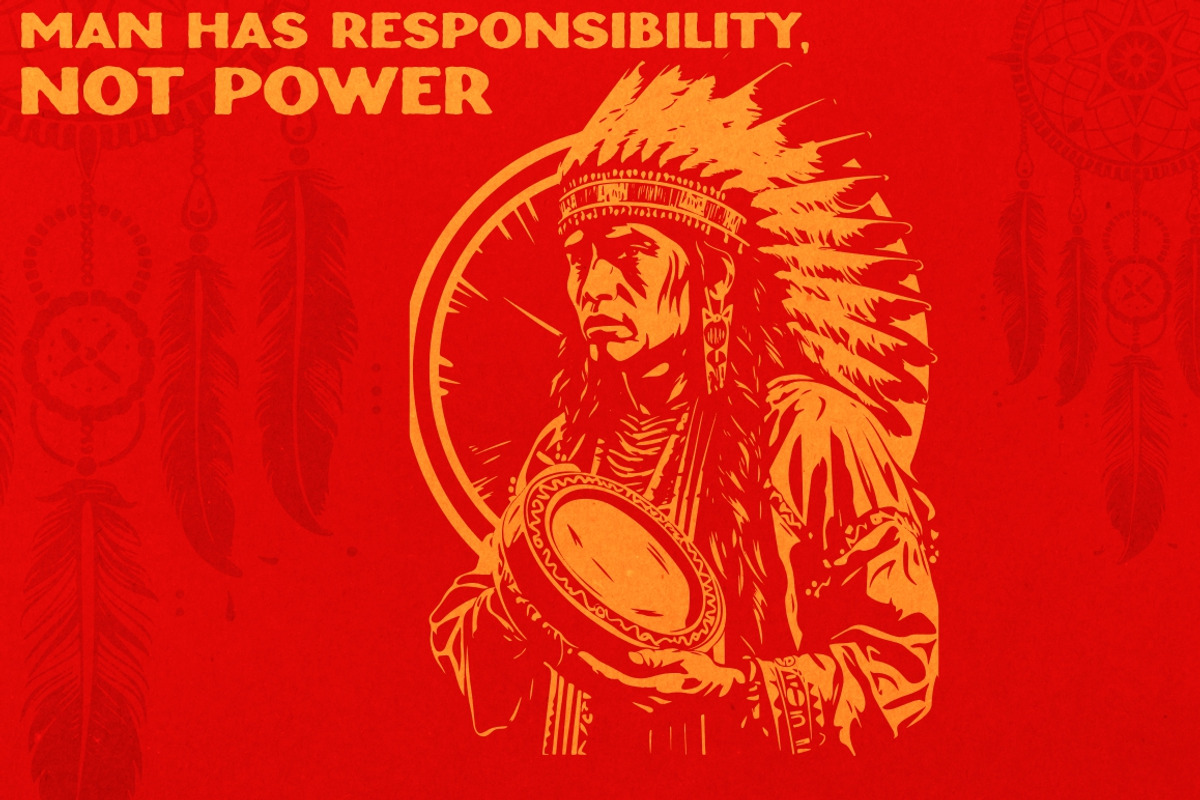 Native American Indian illustrations, an Illustration by Nocturnal Wolf (Photo 3 of 14)